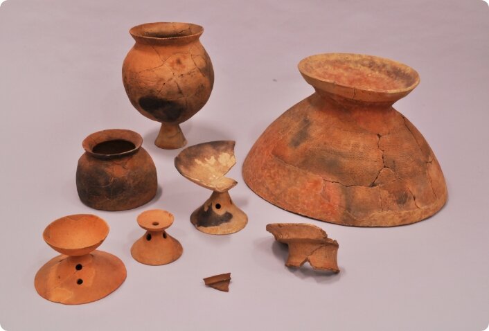 古墳時代への移り変わり（諏訪原遺跡出土土器）